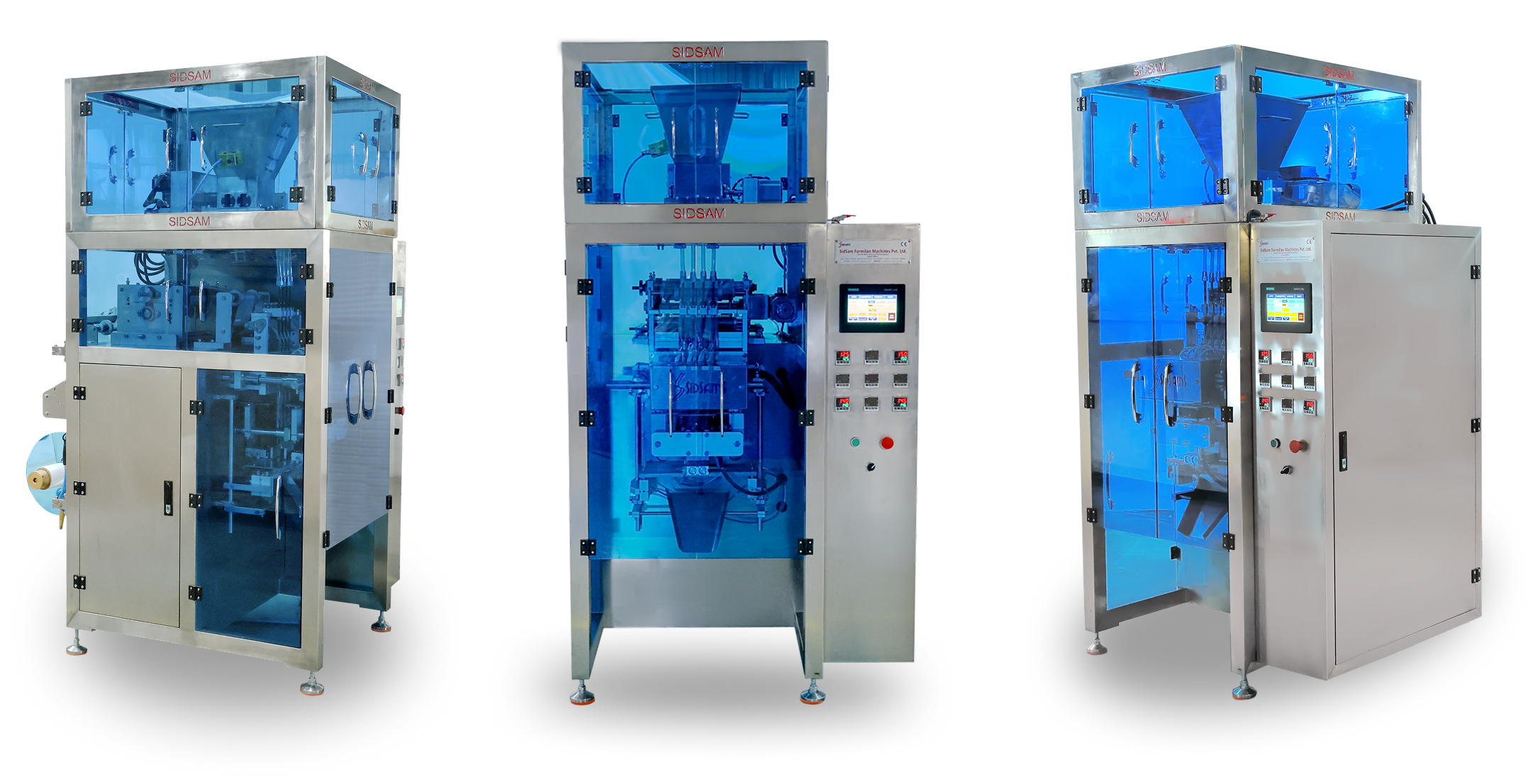 Multilane snus packing machine for high-volume pouch production