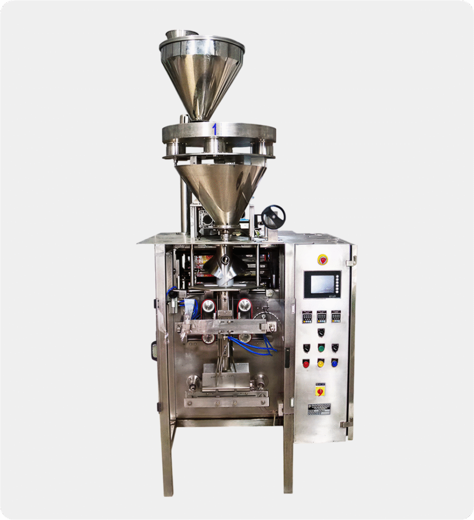 Collar Type Pouch Packing Machine with Cup Filler