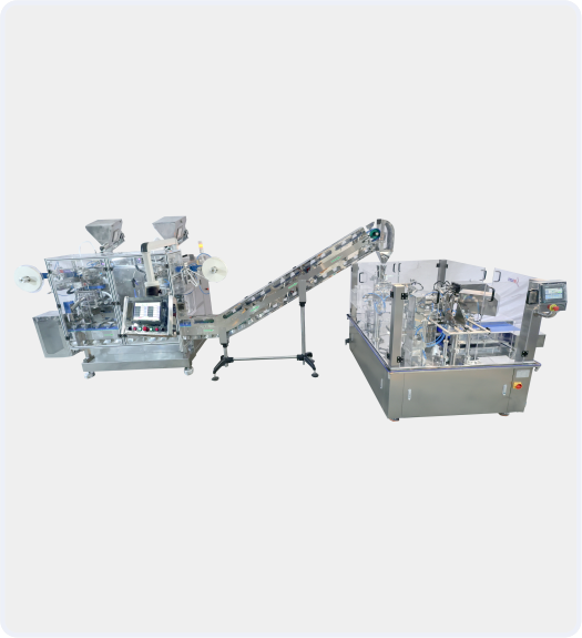 Double Head Snus Packing Machines with Rotary Pick Fill & Seal Machine